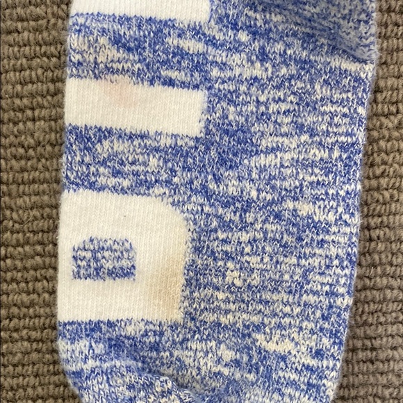 Birkenstock Heathered Blue and White Chunky Socks - Picture 5 of 8